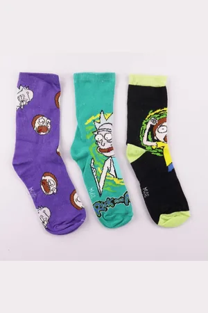 Rick and Morty Freizeitsocken 3er Pack Socken Gr. 27 bis 38 - Verkäufer: WS-Trend