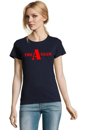 Blondie & Brownie T-Shirt Damen A Team Logo Print Van Bus Murdock Hannibal Serie - Verkäufer: Hubihu