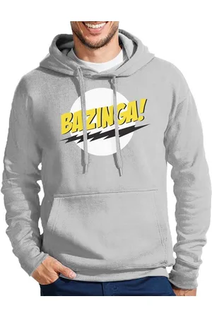 Blondie & Brownie T-Shirt Herren Bazinga Logo Sheldon Big Bang Theorie Mit Kapuze - Verkäufer: Hubihu