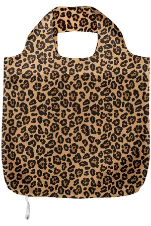 Abakuhaus Tragetasche Praktische Einkaufstaschen Umweltfreundliche Wiederverwendbare, Leopard-Druck Orange Exotische Afrikanische - Verkäufer: Color-D Textile GmbH
