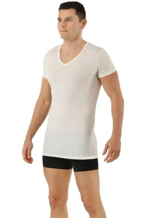 ALBERT KREUZ Unterhemd Funktion Wollshirt Tencel V-Neck (kein Set, kein Set) - Verkäufer: