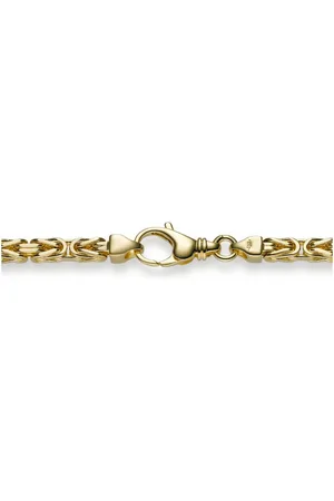 HOPLO Goldarmband Goldkette Königskette Länge 21cm - Breite 3,5mm - 750-18 Karat Gold - Verkäufer: Holzenplotz