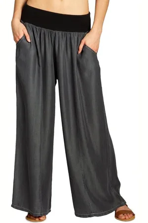 CASPAR Stoffhose KHS046 lässig leichte Damen Sommer Culotte Hose mit Jeansoptik - Verkäufer: & SIKORA