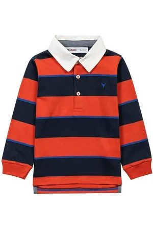 Minoti Langarmshirt Gestreiftes Rugby-Oberteil (1y-8y) - Verkäufer: