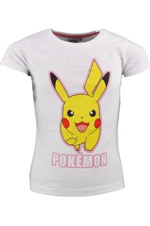 Pokemon T-Shirt Pokemon Pikachu Mädchen Kinder Shirt Gr. 110 bis 152, 100% Baumwolle, Rosa oder - Verkäufer: WS-Trend
