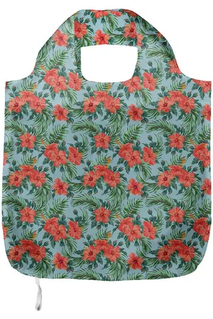 Abakuhaus Tragetasche Praktische Einkaufstaschen Umweltfreundliche Wiederverwendbare, Luau Sommer Aloha Flourish - Verkäufer: Color-D Textile GmbH