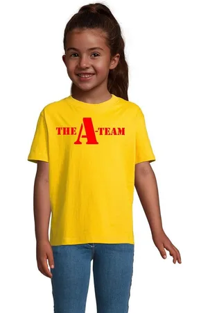Blondie & Brownie T-Shirt Kinder Jungen & Mädchen A Team Logo Print Van Bus Murdock Hannibal in vielen Farben - Verkäufer: Hubihu