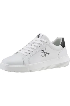 Calvin Klein SEAMUS 20L Plateausneaker, Freizeitschuh, Halbschuh, Schnürschuh mit Kontrastbesatz