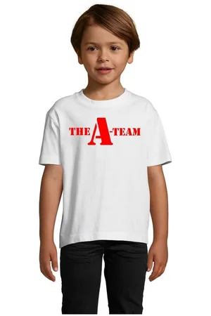 Blondie & Brownie T-Shirt Kinder Jungen & Mädchen A Team Logo Print Van Bus Murdock Hannibal in vielen Farben - Verkäufer: Hubihu
