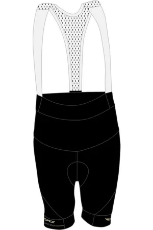 Force Fahrradhose Trägershorts F GOLD LADY weiss-schwarz - Verkäufer: wospbike