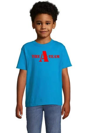Blondie & Brownie T-Shirt Kinder Jungen & Mädchen A Team Logo Print Van Bus Murdock Hannibal in vielen Farben - Verkäufer: Hubihu