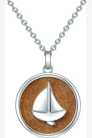 Strandglück Silberkette Segelboot silber, aus Sterling Silber - Verkäufer: Juvalia