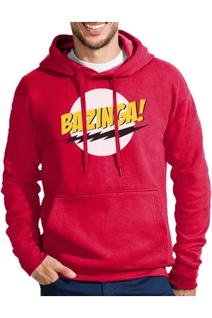 Blondie & Brownie T-Shirt Herren Bazinga Logo Sheldon Big Bang Theorie Mit Kapuze - Verkäufer: Hubihu