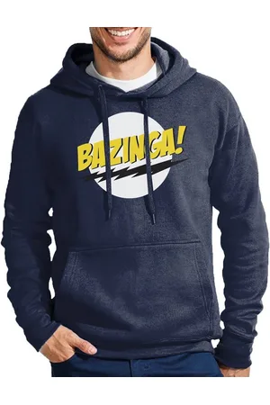 Blondie & Brownie T-Shirt Herren Bazinga Logo Sheldon Big Bang Theorie Mit Kapuze - Verkäufer: Hubihu