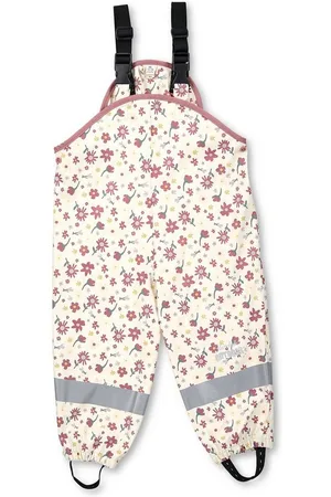 Sterntaler Regenhose Regenträgerhose ungefüttert Blumen (1-tlg., Matschlatzhose mit Druckknöpfen, Regenhose mit süßen Motiven) Regenhose Wasserdicht, Matschhose mit verstellbaren Trägern - Verkäufer: Sterntaler GmbH
