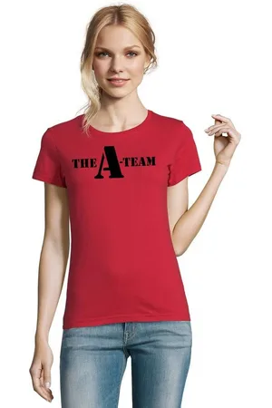 Blondie & Brownie T-Shirt Damen A Team Logo Print Van Bus Murdock Hannibal Serie - Verkäufer: Hubihu