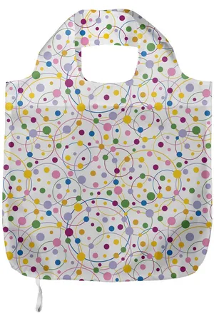 Abakuhaus Tragetasche Praktische Einkaufstaschen Umweltfreundliche Wiederverwendbare, Bunt Groß und Klein Kreise - Verkäufer: Color-D Textile GmbH