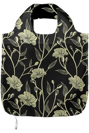 Abakuhaus Tragetasche Praktische Einkaufstaschen Umweltfreundliche Wiederverwendbare, Floral Vintage Botanische Design - Verkäufer: Color-D Textile GmbH
