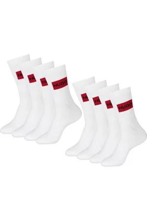 HUGO BOSS Freizeitsocken QS Rib Label CC (4-Paar) mit Plüschsohle - Verkäufer: bonvenon