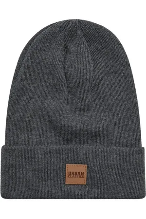 Urban classics Beanie Unisex Synthetic Leatherpatch Long Beanie (1-St)
