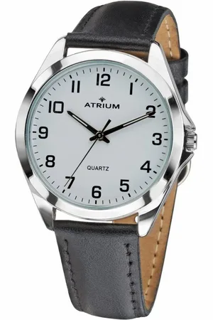 ATRIUM Quarzuhr A10-10, Armbanduhr, Herrenuhr, Damenuhr, Leuchtzeiger, Lederarmband