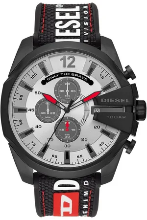 Diesel Chronograph MEGA CHIEF DZ4512, Quarzuhr, Armbanduhr, Herrenuhr, Datum, Stoppfunktion, Leuchtzeiger