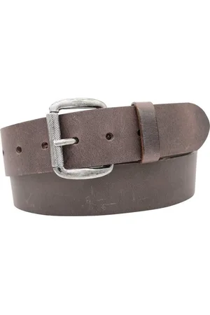Anna Matoni Ledergürtel Rustikaler Look, Used-Optik