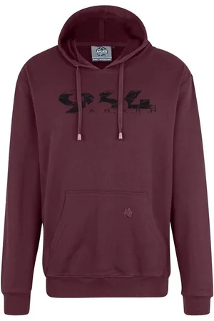 Ahorn Kapuzensweatshirt 964_BLACK mit modischem Print