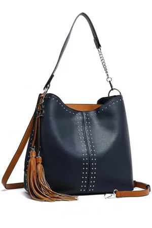 Alessandro Schultertasche Reala, maritimer Look in Perfektion