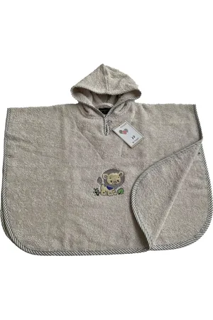 ROSS Badeponcho KIDSLINE, Kurzform, Frottier, 100 % Baumwolle