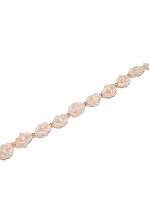Firetti Collier Schmuck Geschenk Halsschmuck Halskette Edelstein Farbstein, Made in Germany - mit Süßwasserzuchtperle