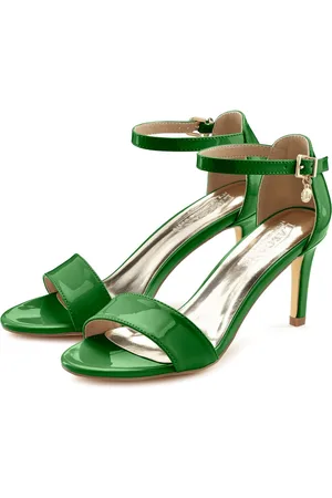 Lascana Sommerschuh High-Heel-Sandalette im zeitlosen Design, Riemchensandalette VEGAN