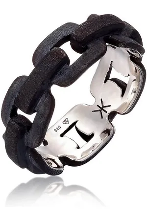 Kuzzoi Silberring Herren Anker Kettenring Trend 925 Silber