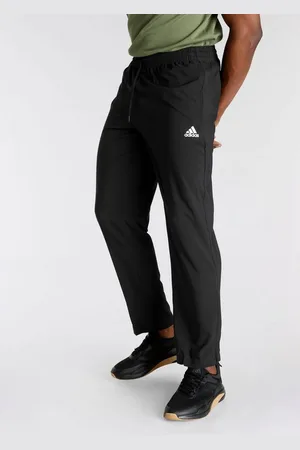adidas Sporthose AEROREADY ESSENTIALS STANFORD OPEN HEM EMBROIDERED SMALL LOGO HOSE (1-tlg) leichtes Material, Feuchtigkeitsabsorbierend