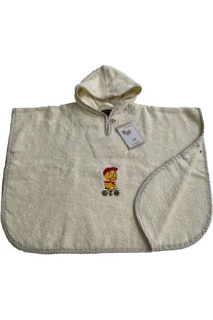 ROSS Badeponcho KIDSLINE, Kurzform, Frottier, 100 % Baumwolle