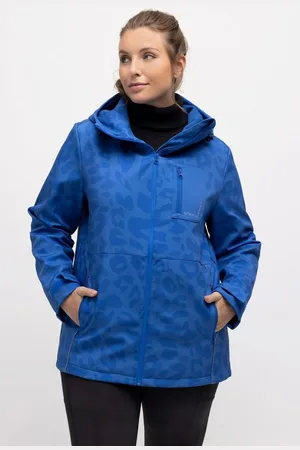 Ulla Popken Softshelljacke HYPRAR Softshelljacke Leomuster wasserabweisend - Verkäufer: Popken Fashion Group