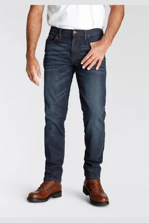 ARIZONA Stretch-Jeans gerade Beinform, niedrige Leibhöhe, mit Gürtelschlaufen