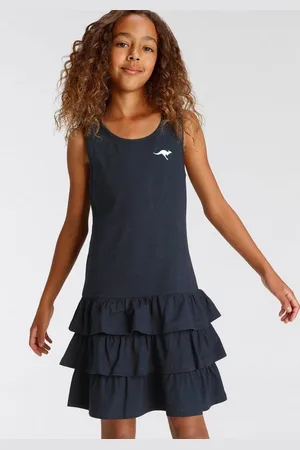 KangaROOS Jerseykleid kniefreie Länge, aus Baumwolle und Elasthan