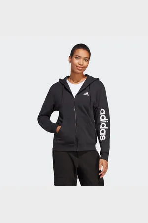 adidas Kapuzensweatjacke ESSENTIALS LINEAR FRENCH TERRY KAPUZENJACKE (1-tlg)