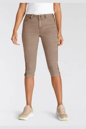 ARIZONA Caprijeans Ultra Stretch extraenge Passform, knieumspielende Länge, hohe Leibhöhe