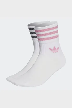 adidas Sportsocken MIDCUT GLITTER CREW SOCKEN, 2 PAAR (2-Paar)