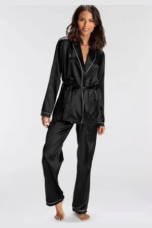 Bruno Banani Pyjama (2 tlg., 1 Stück) mit Kontrastpaspel-Details