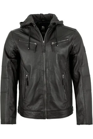 Otto Kern Lederjacke Lando/M - Herren Lederjacke Kapuze Lammnappa - Verkäufer: Lederjacken24