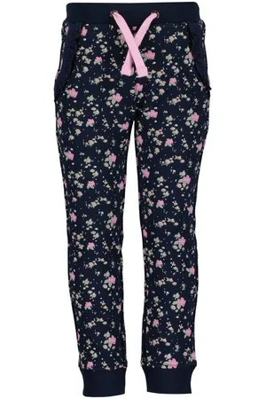 Blue Seven Jogginghose Mädchen Blumen Jogginghose Freizeithose Sweathose dunkelbla (1-tlg) - Verkäufer: nettibeck