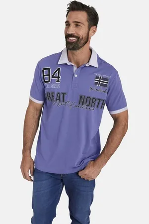 Jan Vanderstorm Poloshirt TAADE mit Doppelkragen, Comfort Fit - Verkäufer: VANDERSTORM VENTURES