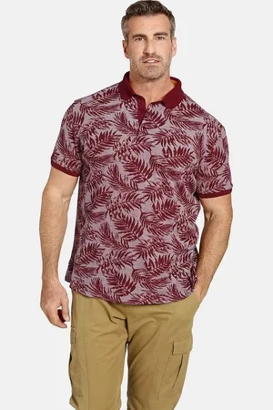 Charles Colby Poloshirt EARL ANGUS Blätterdruck auf Pikee - Verkäufer: VANDERSTORM VENTURES
