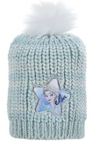 Disney Bommelmütze Eiskönigin Elsa Kinder Mädchen Winter-Mütze Bommelmütze - Verkäufer: Yuhu Trading GmbH