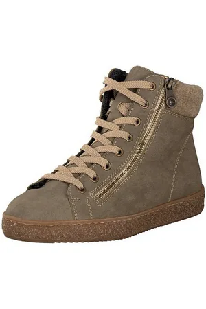 Rieker Damen Schnürboot grau Schnürboots - Verkäufer: Schuhe Shop