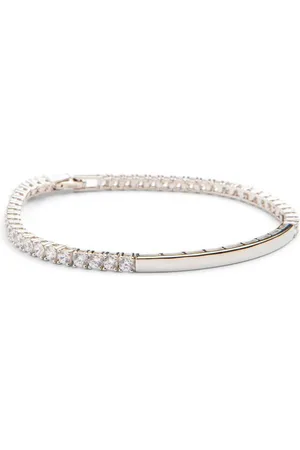 Amoonic Armband Damen Tennisarmband Serena aus 925er Silber oder hochwertig vergoldet (inkl. Schmucktäschchen), Tennisarmband, Silber, Gold oder Rosegold vergoldet Zirkonias Identarmband Geschenk - Verkäufer: