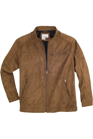 JACK & JONES Bikerjacke Jack&Jones XXL Jacke Biker-Style cognacbraun - Verkäufer: bigtex